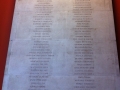 Lapide con i nomi dei caduti dell'Università di Padova